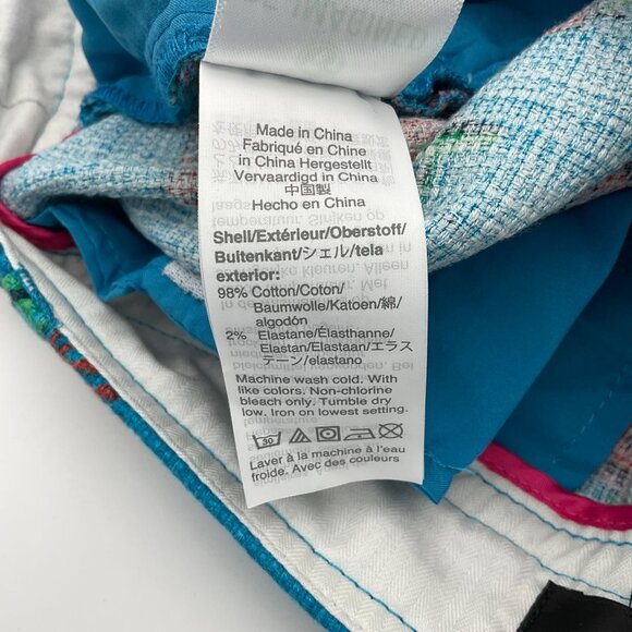 J. Crew Re-Imagined Lobster Print Grasscloth Slash & Welt Pockets 4in Shorts 2 - Picture 6 of 7